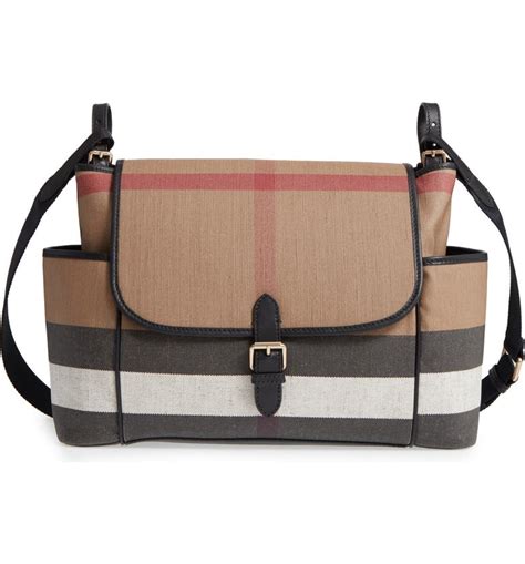 burberry snap-flap diaper bag|Burberry Diaper Bag .